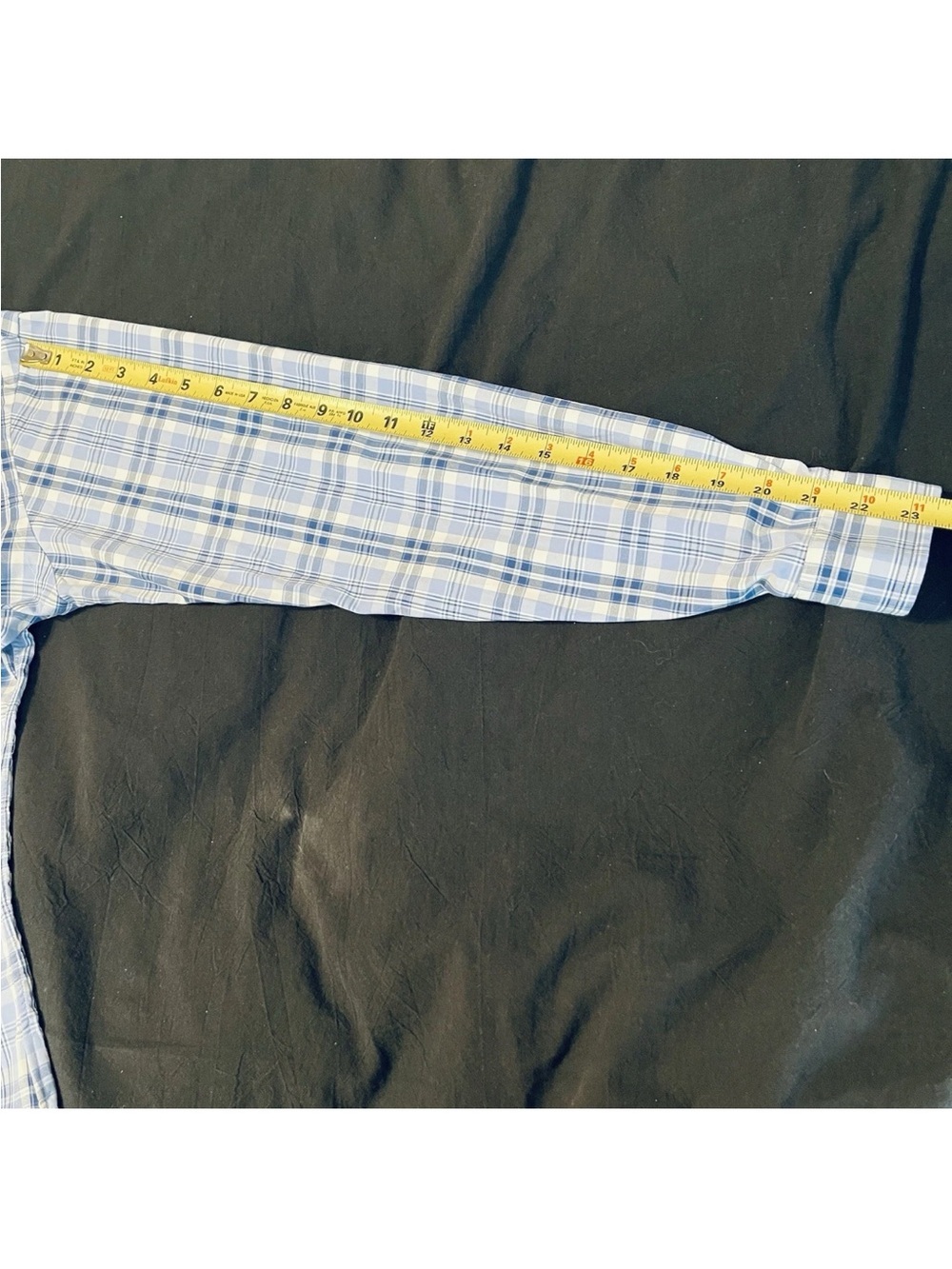 Ralph Lauren Performance Slim Fit Button Down Shirt Mens Medium Striped Blue - Picture 6 of 7